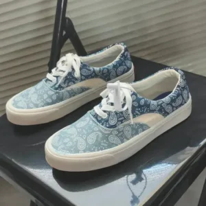 Dodtools Vintage Breathable Printed Canvas Shoes