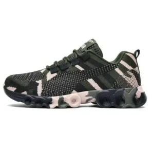 Dodtools Couple Casual Camouflage Pattern Lace Up Design Breathable Sneakers