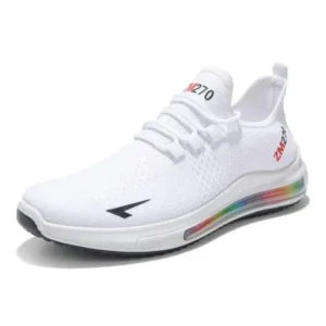 Dodtools Men'S Casual Rainbow Bottom Air Cushion Running Sneakers